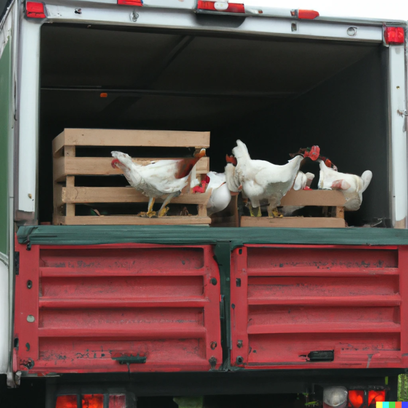Is it hard to move chickens