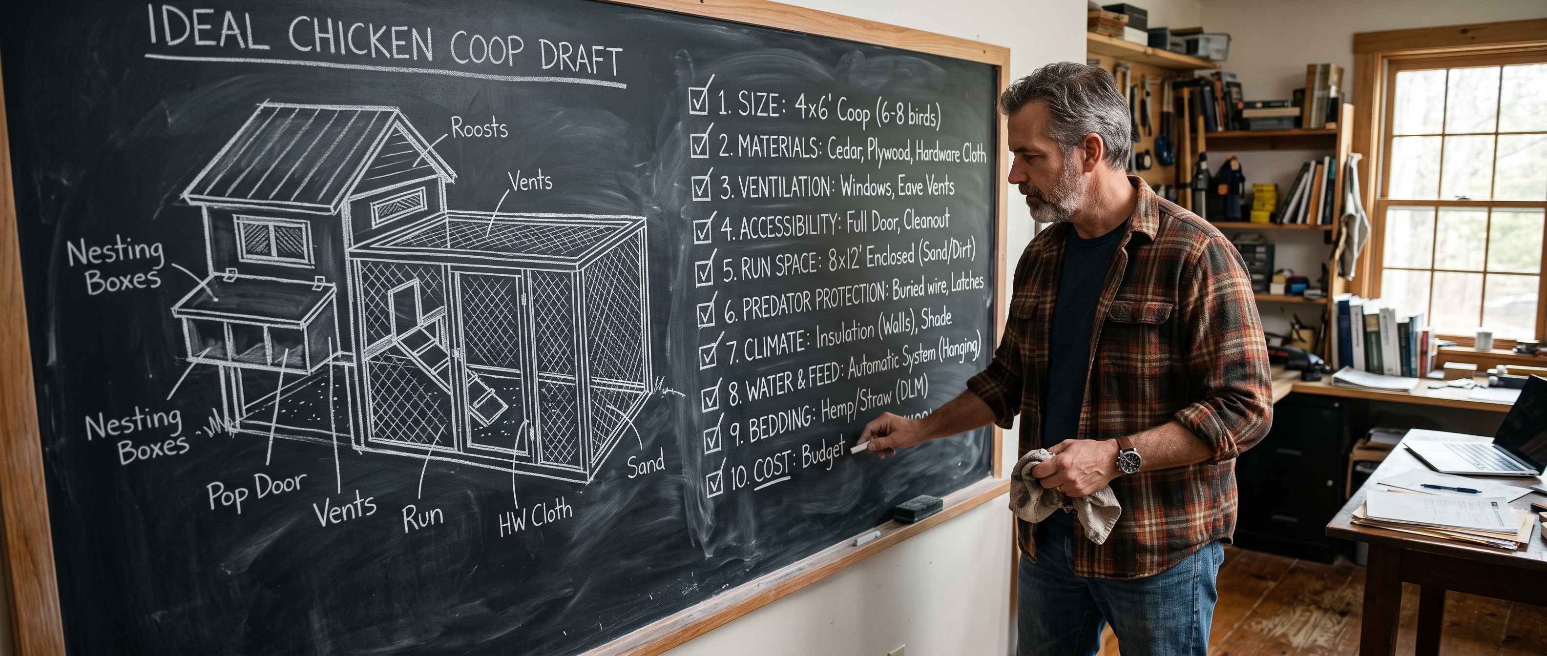 Building Plans For a Chicken Coop - 10 Considerations