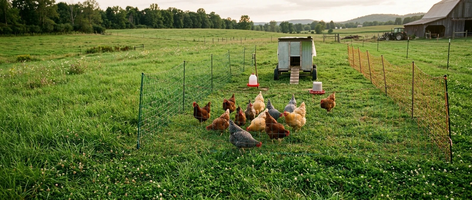 Rotational Grazing for Chickens