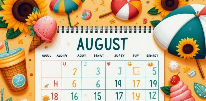 An August Calendar